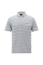 Çok Renkli Regular Fit Desenli Nakışlı Pamuklu Keten Polo Yaka T-shirt