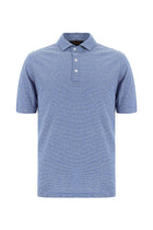 İndigo Regular Fit Desenli Nakışlı Pamuklu Keten Polo Yaka T-shirt