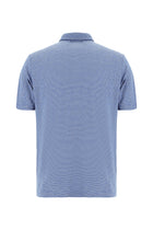 İndigo Regular Fit Desenli Nakışlı Pamuklu Keten Polo Yaka T-shirt