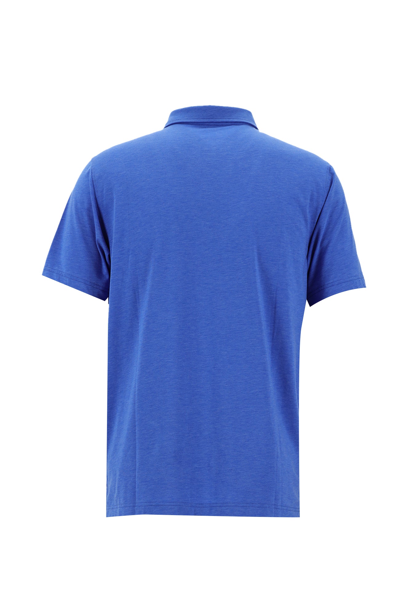 Orta Lacivert Melanj Polo Yaka Regular Fit T-shirt