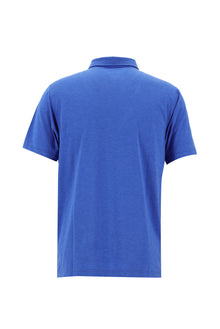 Orta Lacivert Melanj Polo Yaka Regular Fit T-shirt