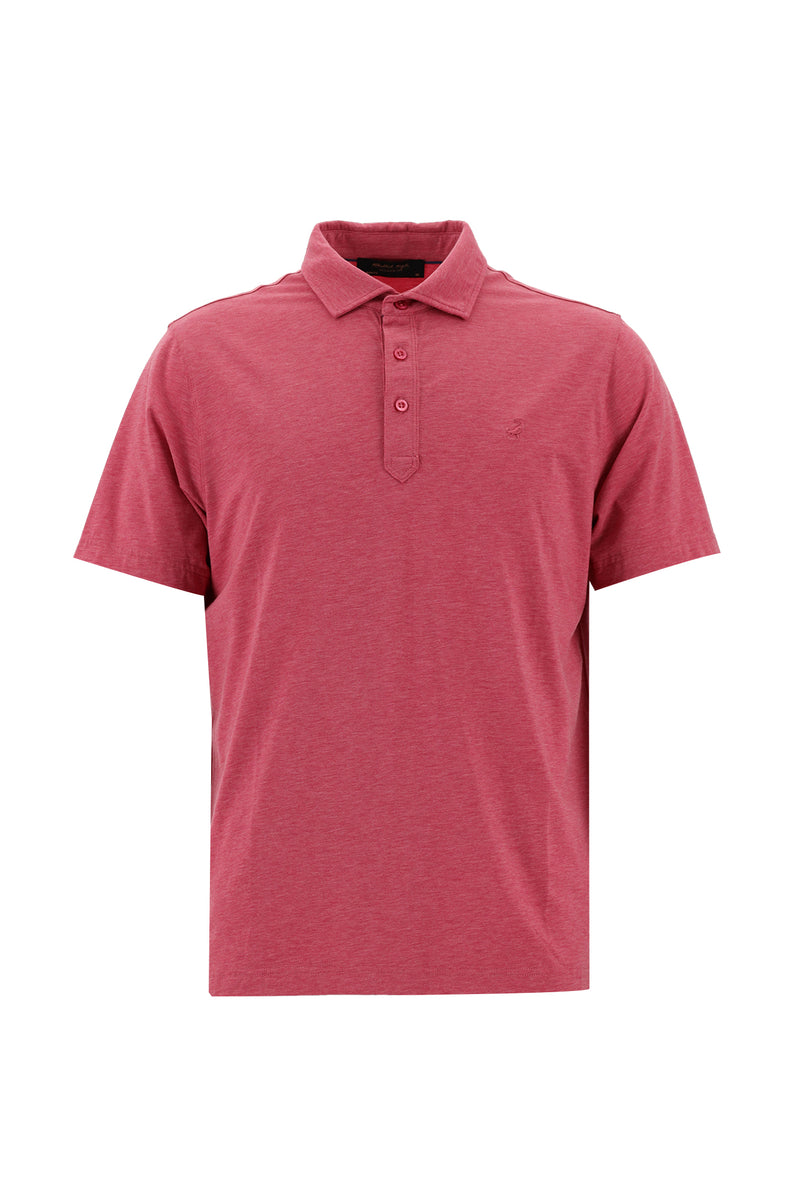 Açık Kırmızı Polo Yaka Regular Fit T-shirt