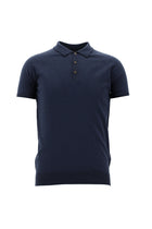 Siyah Lacivert Regular Fit Pamuklu Polo Yaka T-shirt