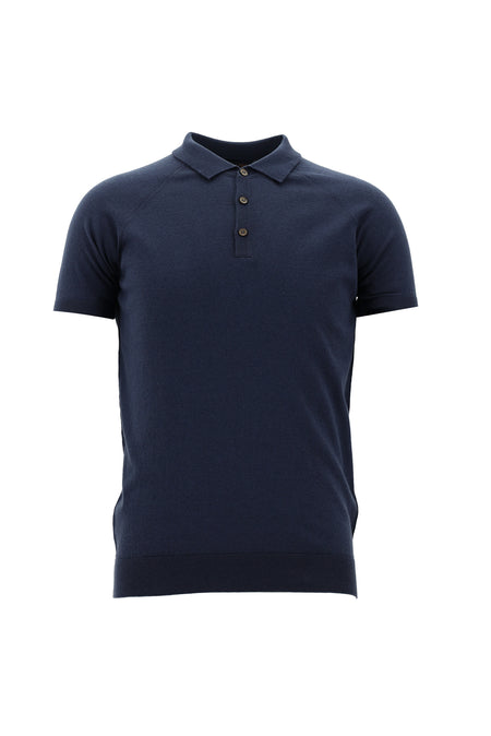Siyah Lacivert Regular Fit Pamuklu Polo Yaka T-shirt