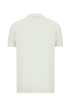 Kırık Beyaz Regular Fit Pamuklu Polo Yaka T-shirt