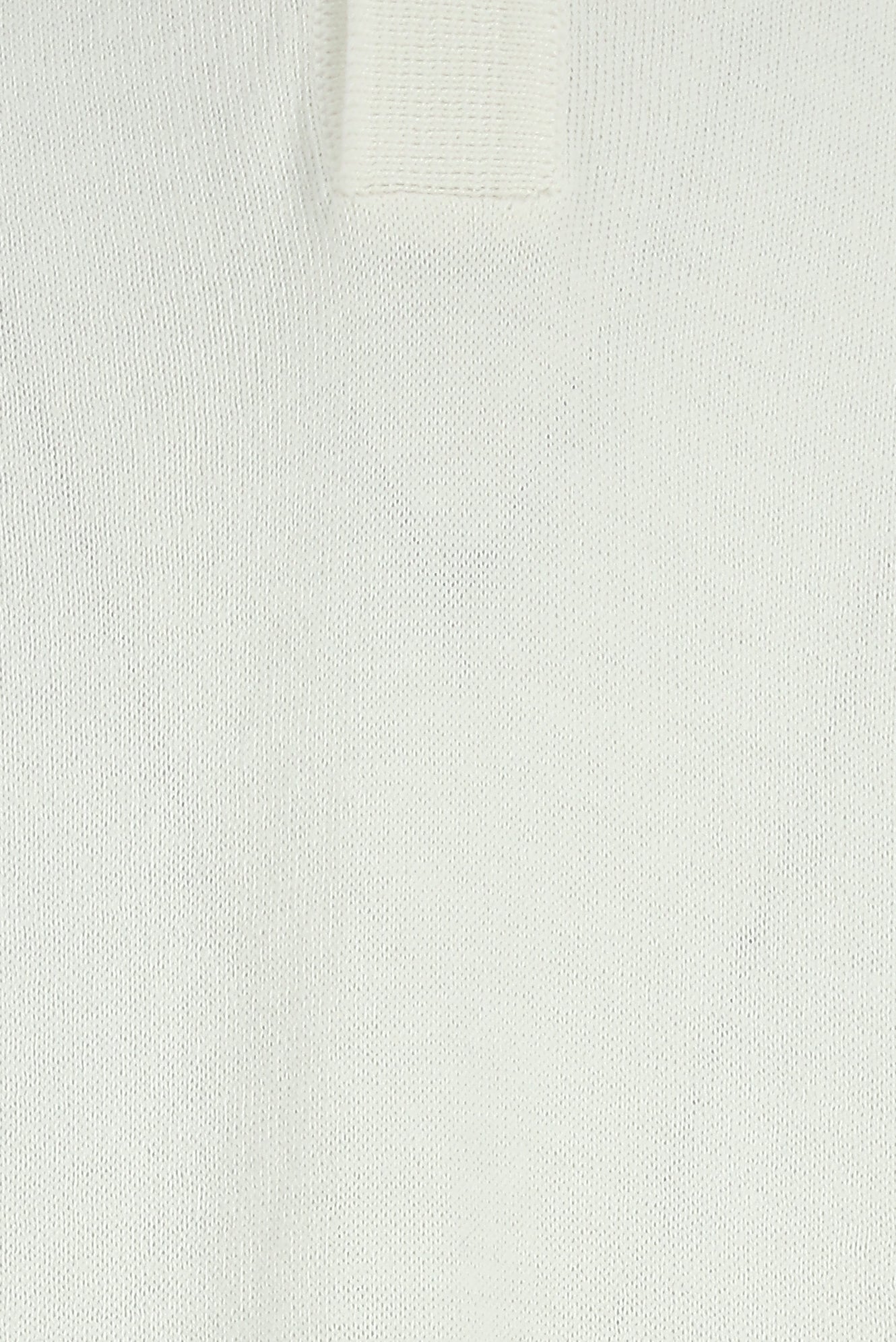 Kırık Beyaz Regular Fit Pamuklu Polo Yaka T-shirt