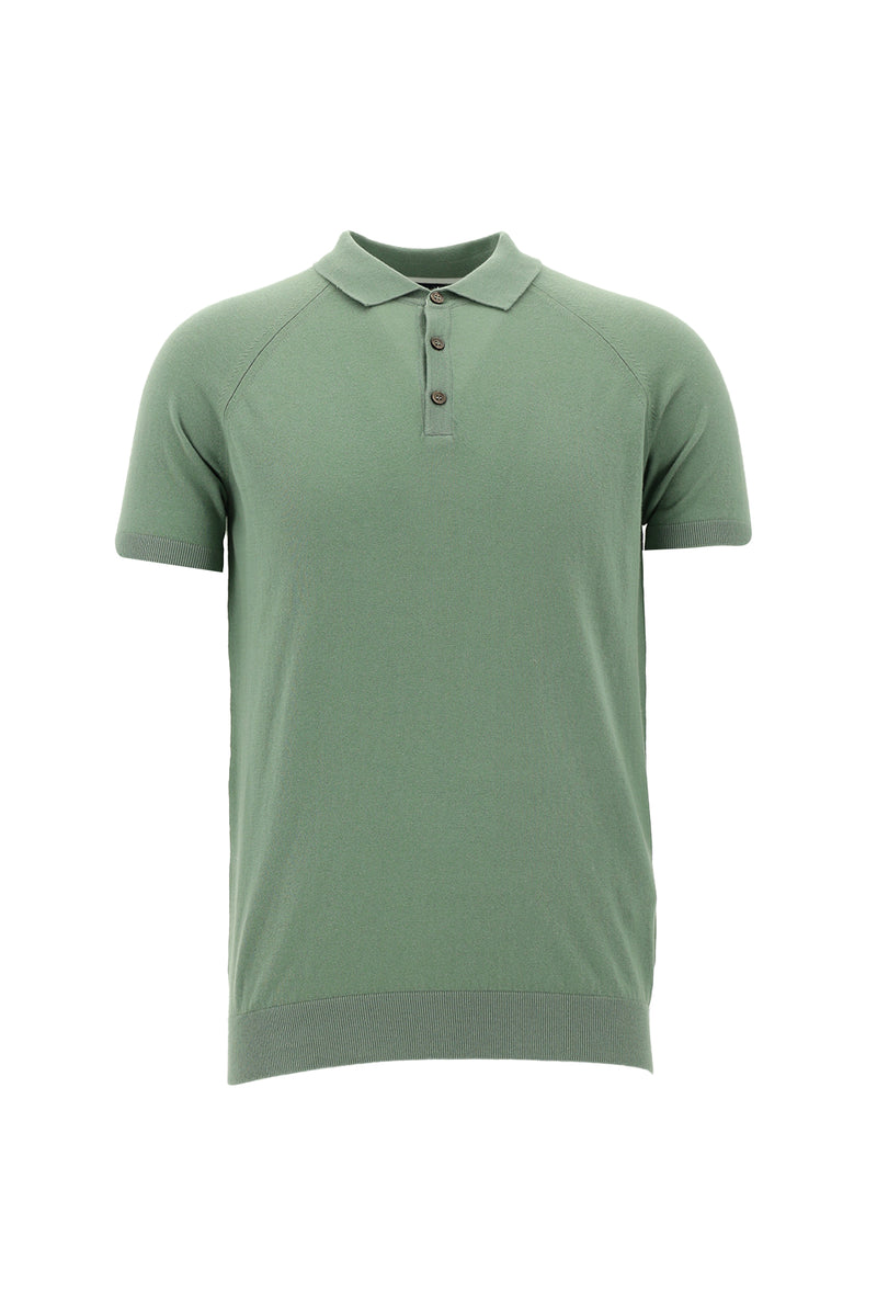 Çağla Yeşili Regular Fit Pamuklu Polo Yaka T-shirt