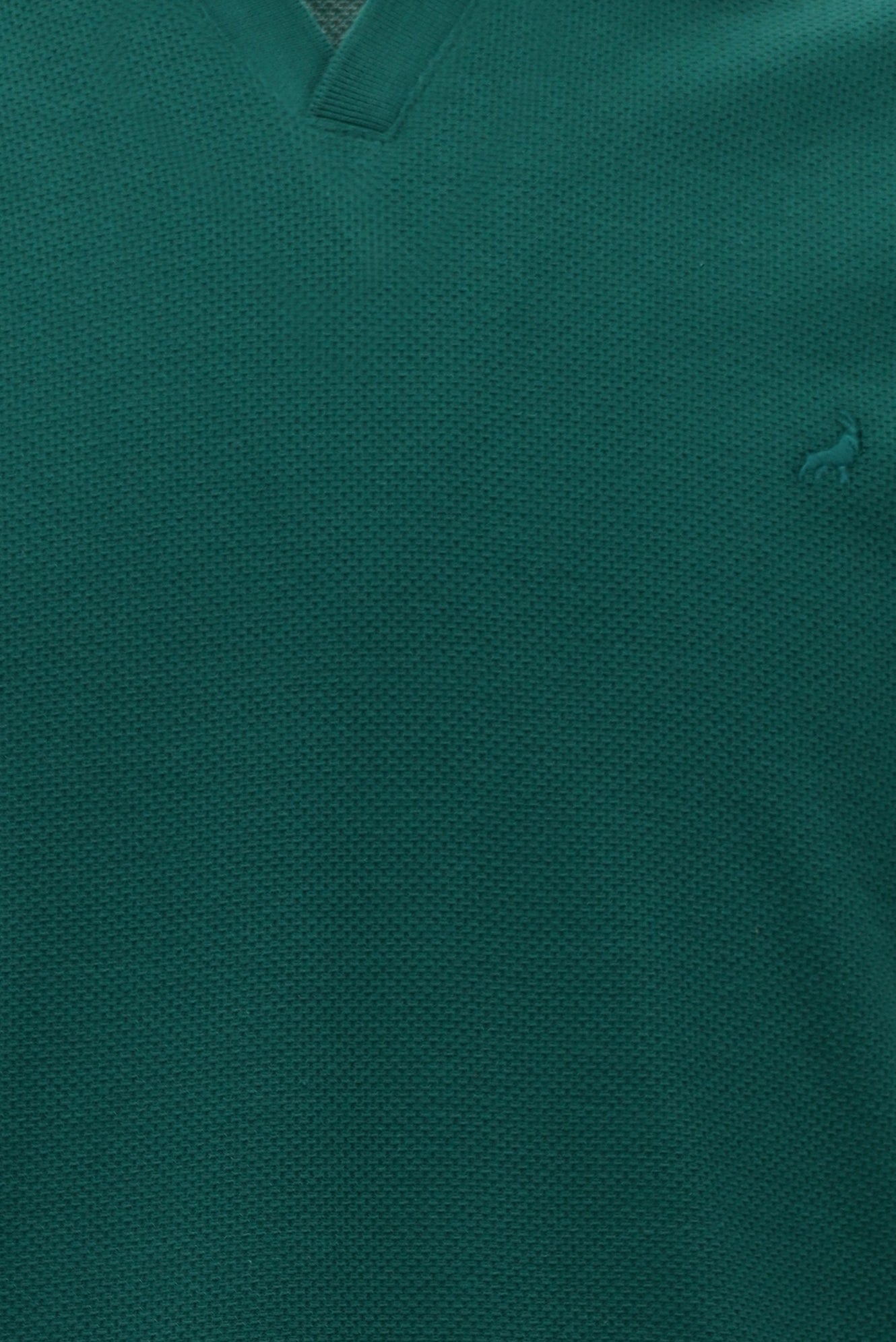 Nefti Polo Yaka Slim Fit Dar Kesim Desenli Nakışlı Merserize Pamuk T-shirt