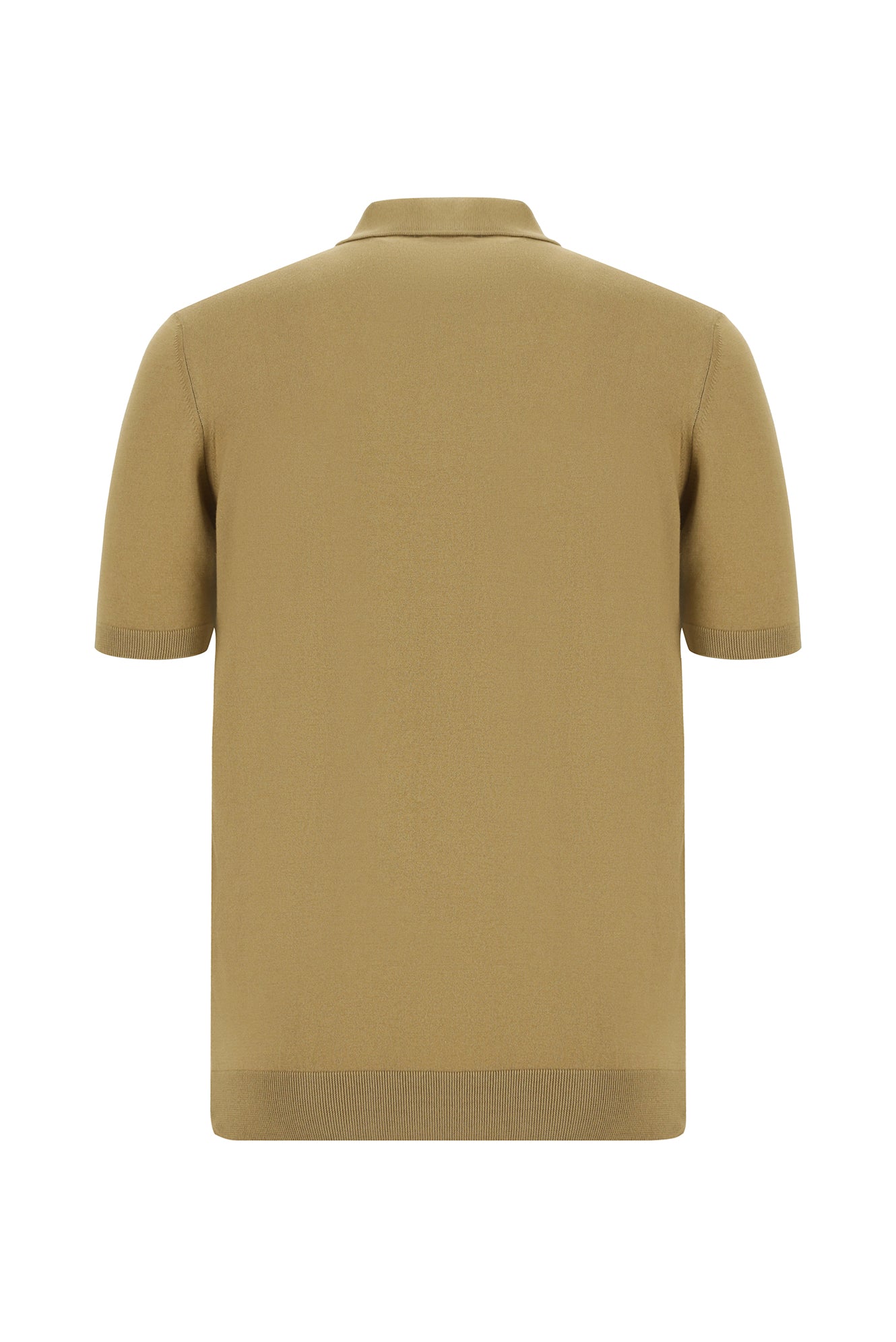 Orta Vizon Slim Fit Dar Kesim Desenli Nakışlı Pamuklu Polo Yaka T-shirt