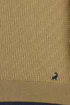 Orta Vizon Slim Fit Dar Kesim Desenli Nakışlı Pamuklu Polo Yaka T-shirt