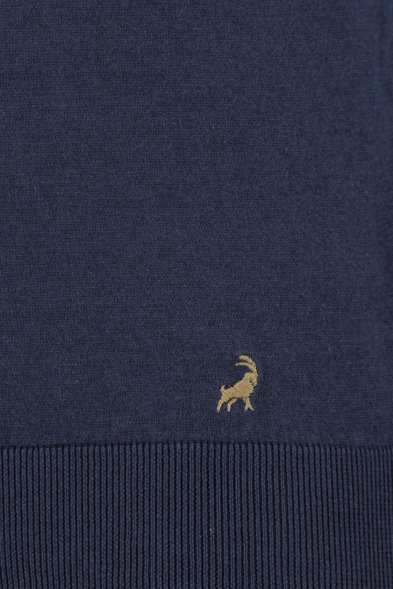 Siyah Lacivert Slim Fit Dar Kesim Desenli Nak??l? Pamuklu Polo Yaka T-shirt-Abdullah Ki??l?