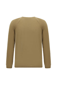 Orta Vizon Bisiklet Yaka Regular Fit Desenli Modal Karışımlı Triko Kazak