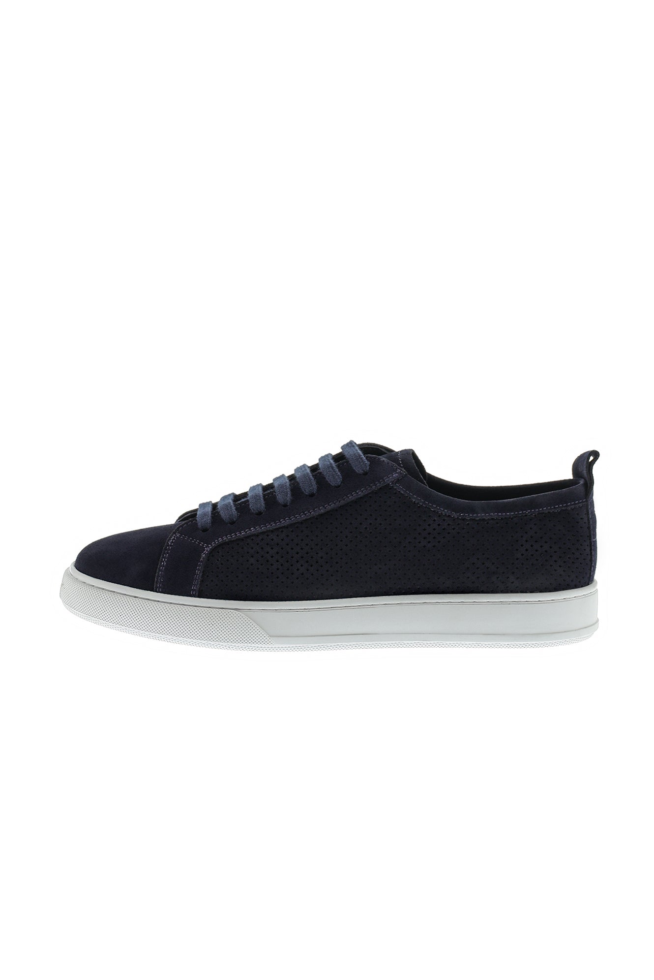 Lacivert Sneaker Süet Deri Ayakkab?-Abdullah Ki??l?