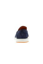 Orta Lacivert Casual Loafer Süet Deri Ayakkabı