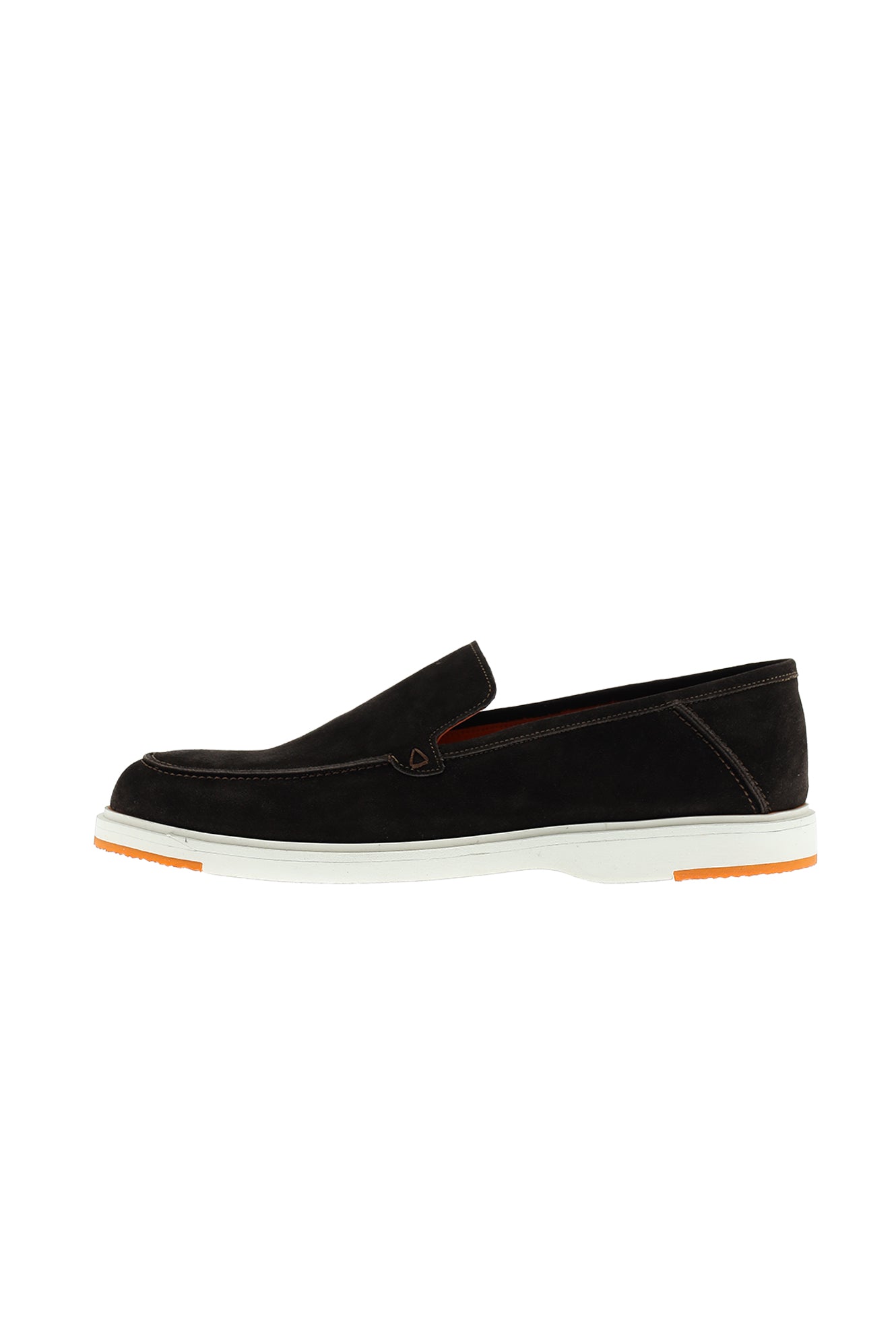 Orta Kahve Casual Loafer Süet Deri Ayakkabı