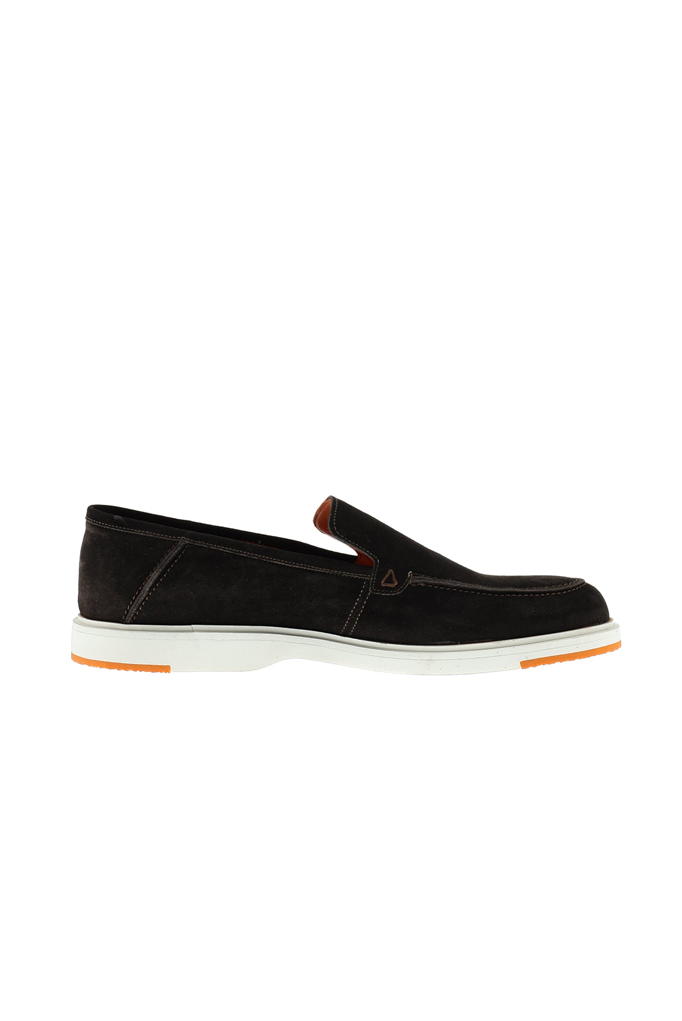 Orta Kahve Casual Loafer Süet Deri Ayakkabı