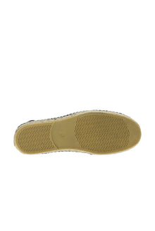 Orta Lacivert Süet Deri Loafer Espadril Ayakkabı