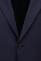 Aç?k Lacivert 6 Drop Regular Fit Standart Kesim Yünlü Klasik Ceket-Abdullah Ki??l?