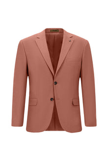 Yavru A?z? 7 Drop Slim Fit Dar Kesim Keten Kar???ml? Ceket-Abdullah Ki??l?