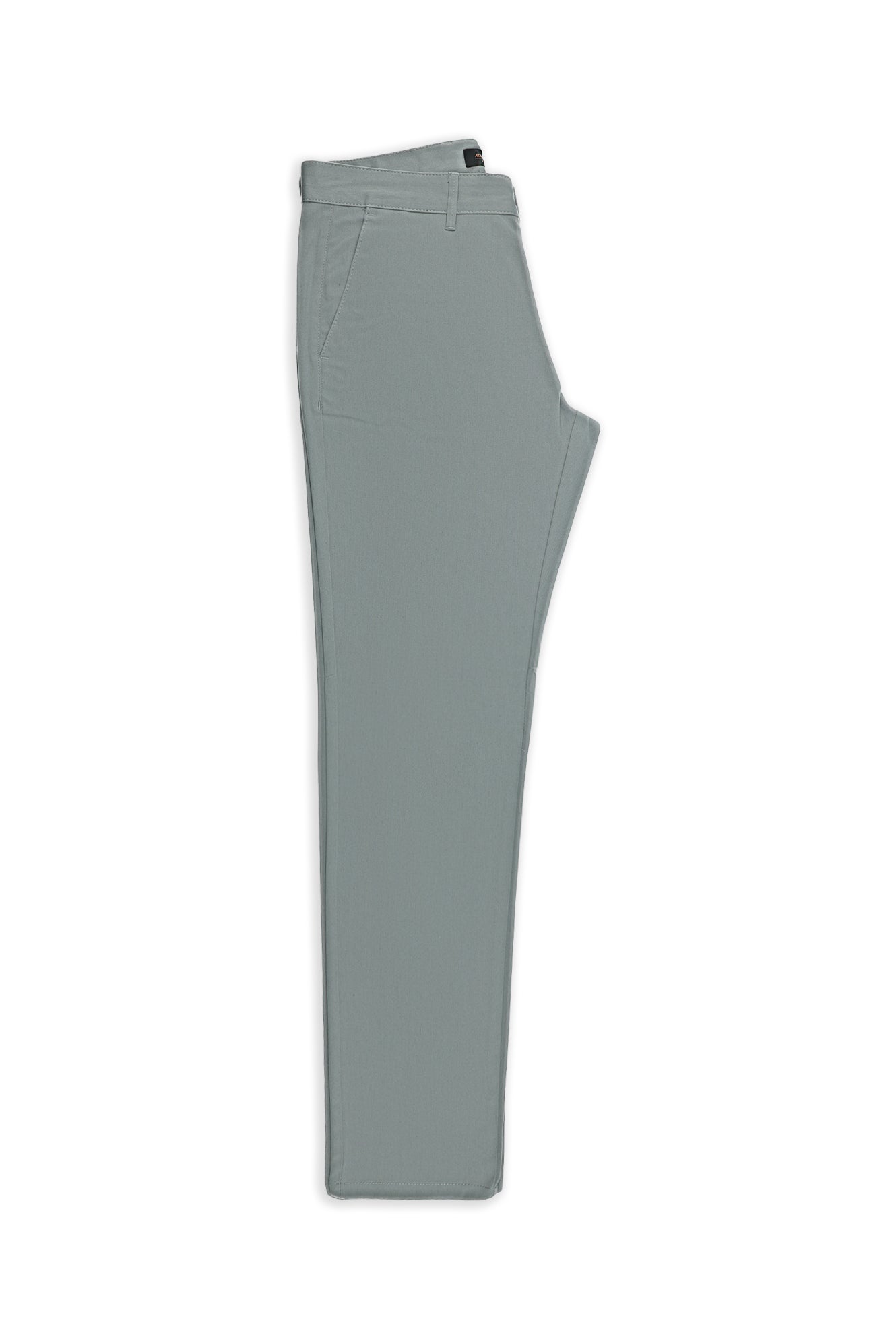 Bulut Gri Regular Fit Desenli Likralı Kanvas / Chino Pantolon