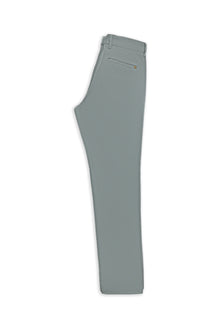 Bulut Gri Regular Fit Desenli Likralı Kanvas / Chino Pantolon