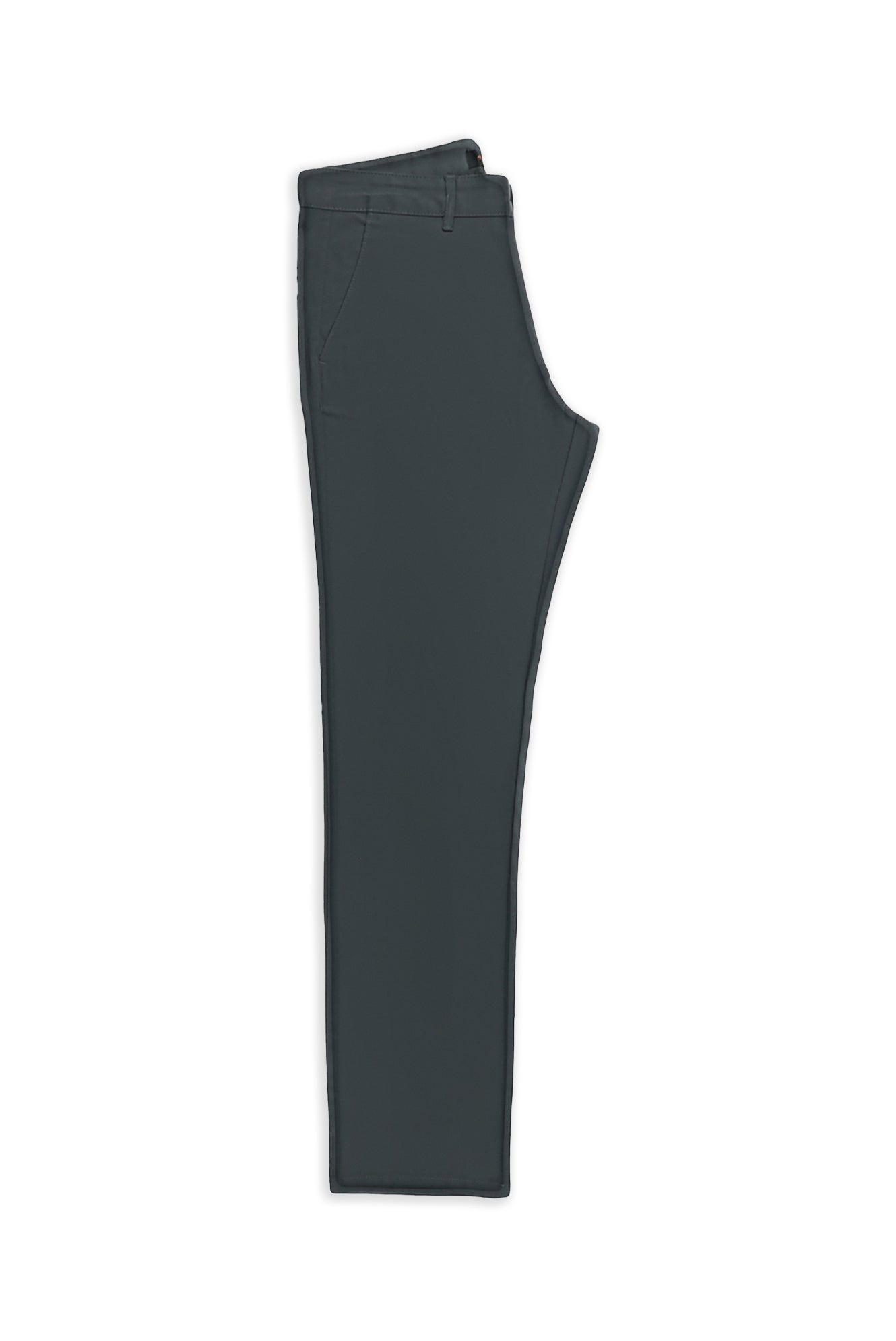Orta Füme Regular Fit Desenli Likralı Kanvas / Chino Pantolon