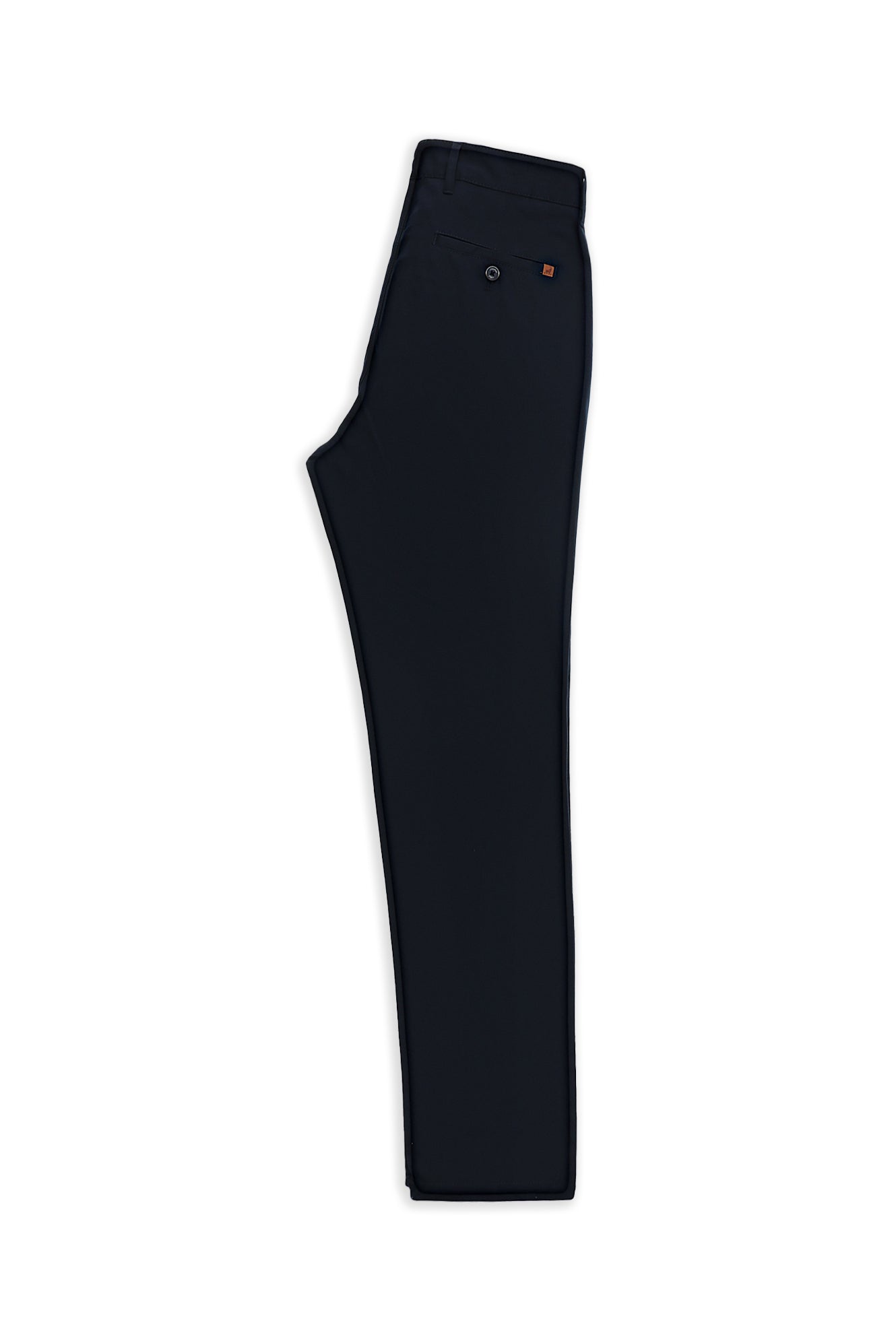 Koyu Lacivert Relaxed Fit Rahat Kesim Desenli Likralı Kanvas / Chino Pantolon