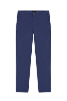 Aç?k Lacivert Regular Fit Standart Kesim Lyocell Kar???ml? Denim Pantolon-Abdullah Ki??l?