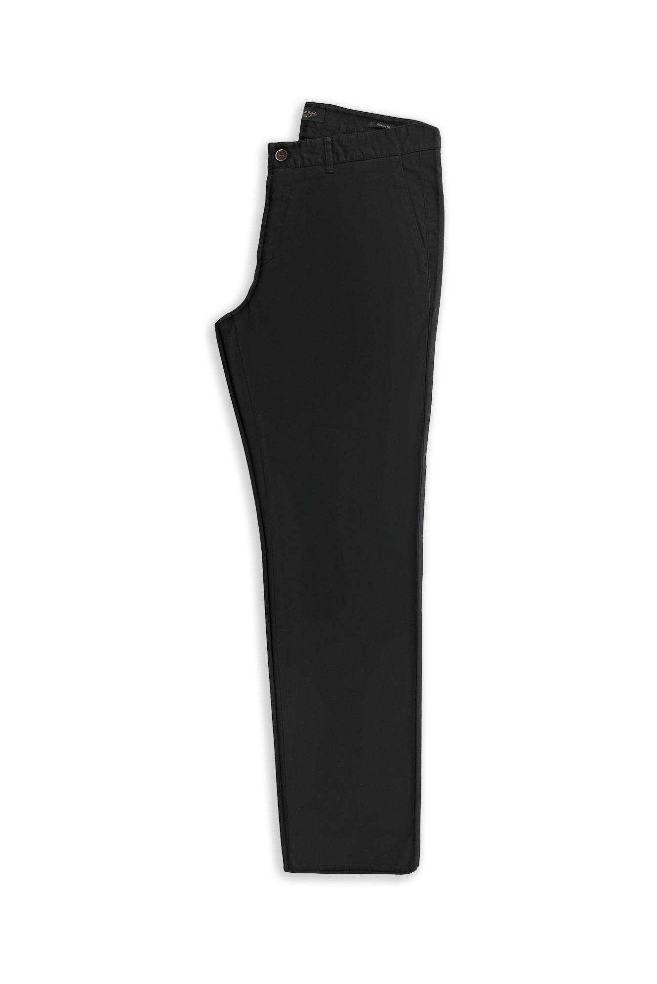 Siyah 6 Drop Regular Fit Standart Kesim Likral? Kanvas / Chino Pantolon-Abdullah Ki??l?