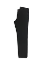 Siyah Relaxed Fit Rahat Kesim Likralı Kanvas / Chino Pantolon