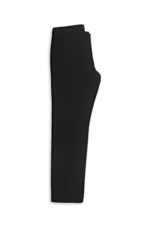 Siyah Relaxed Fit Rahat Kesim Likralı Kanvas / Chino Pantolon