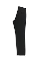 Siyah Regular Fit Likralı Kanvas / Chino Pantolon