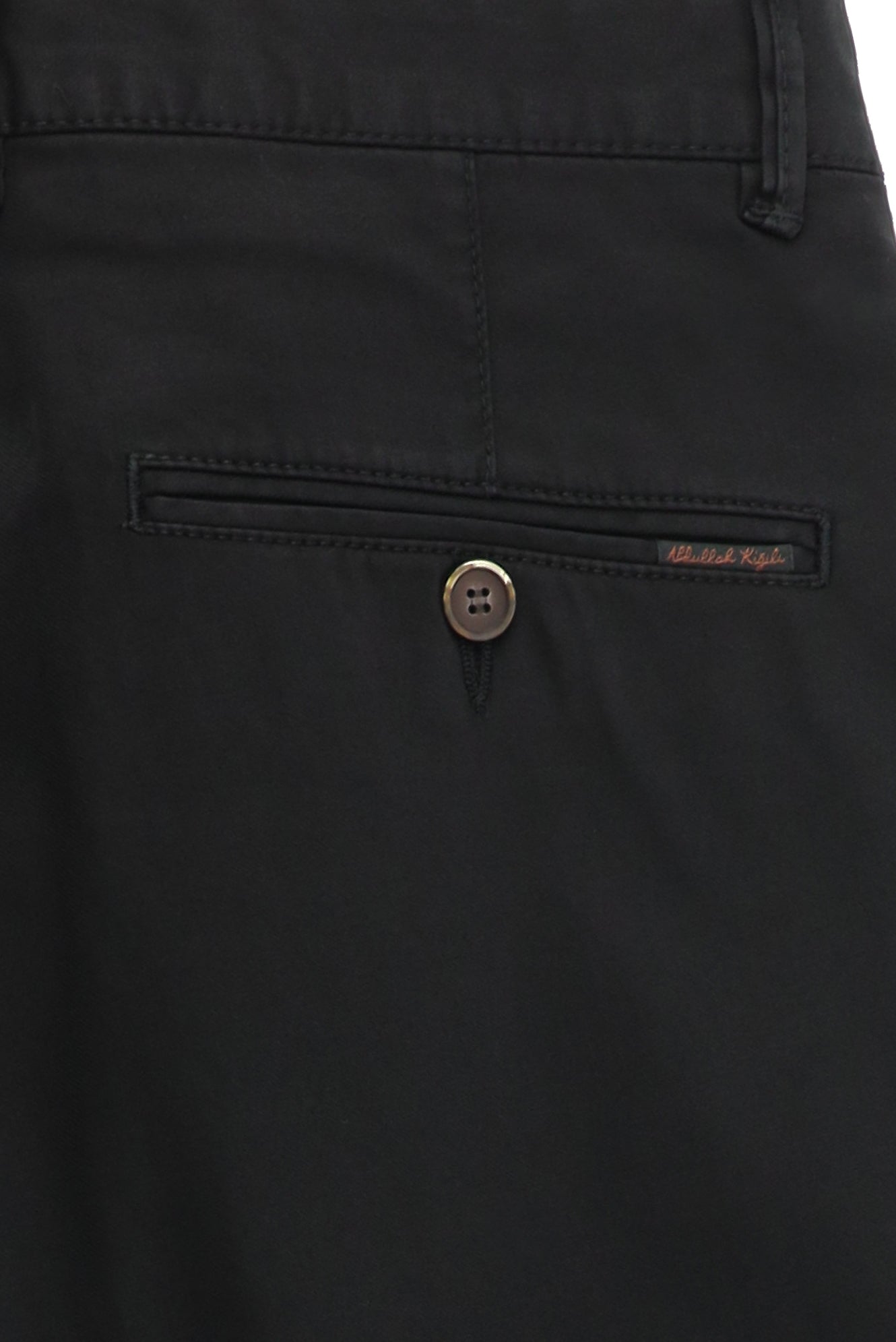 Siyah Relaxed Fit Rahat Kesim Likralı Kanvas / Chino Pantolon