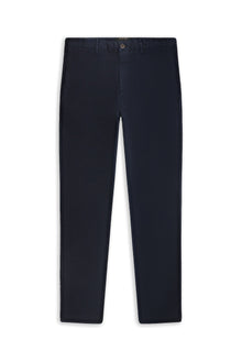 Koyu Lacivert Regular Fit Likralı Kanvas / Chino Pantolon