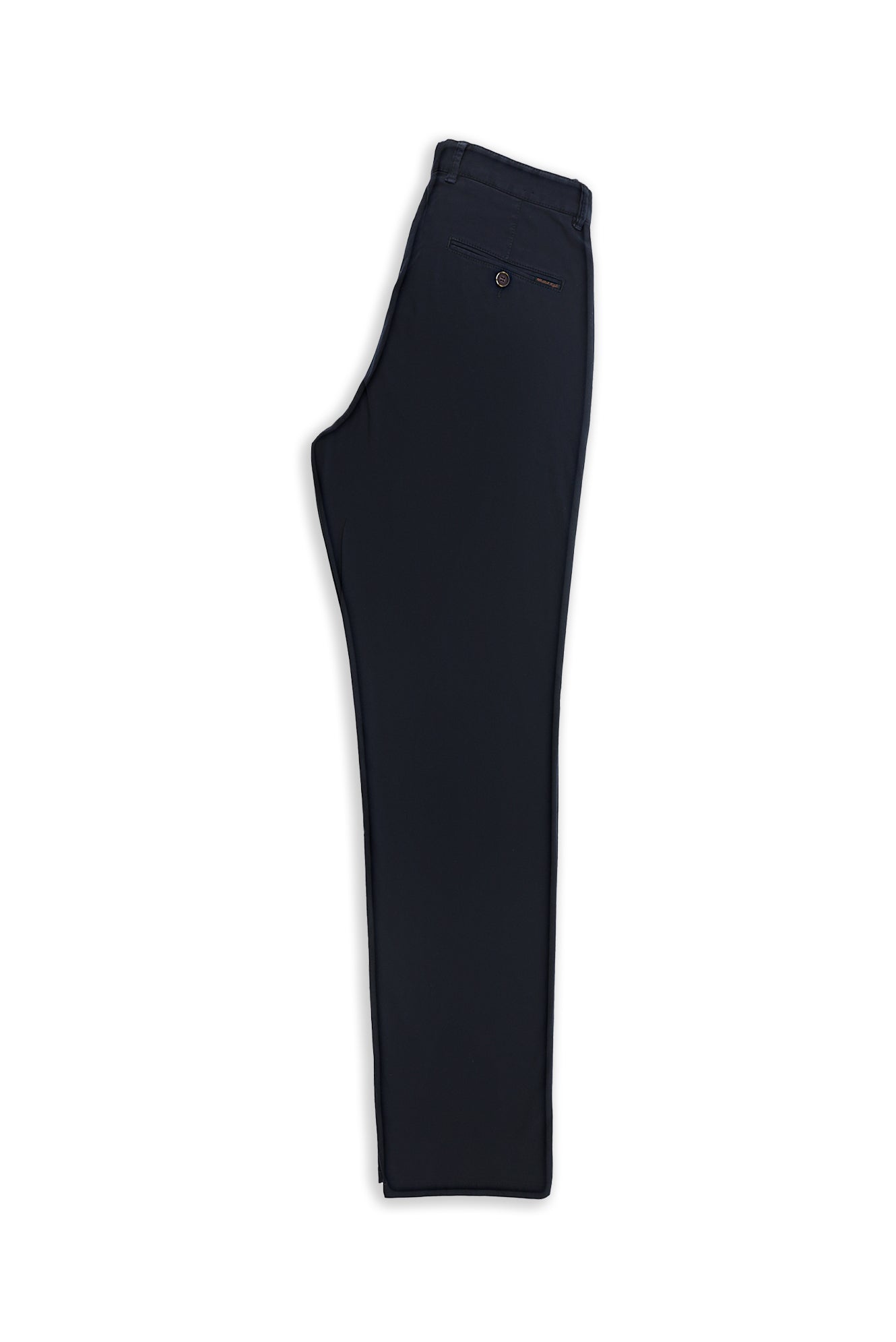 Koyu Lacivert Regular Fit Likralı Kanvas / Chino Pantolon