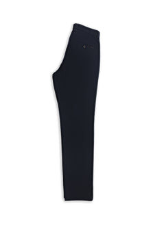 Koyu Lacivert Relaxed Fit Rahat Kesim Likralı Kanvas / Chino Pantolon