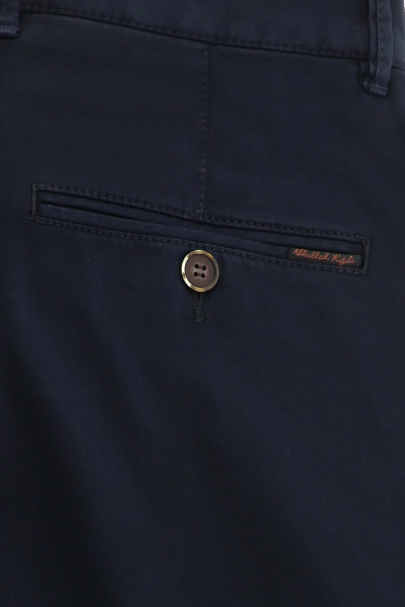 Koyu Lacivert 6 Drop Regular Fit Standart Kesim Likral? Kanvas / Chino Pantolon-Abdullah Ki??l?