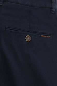 Koyu Lacivert 6 Drop Regular Fit Standart Kesim Likral? Kanvas / Chino Pantolon-Abdullah Ki??l?