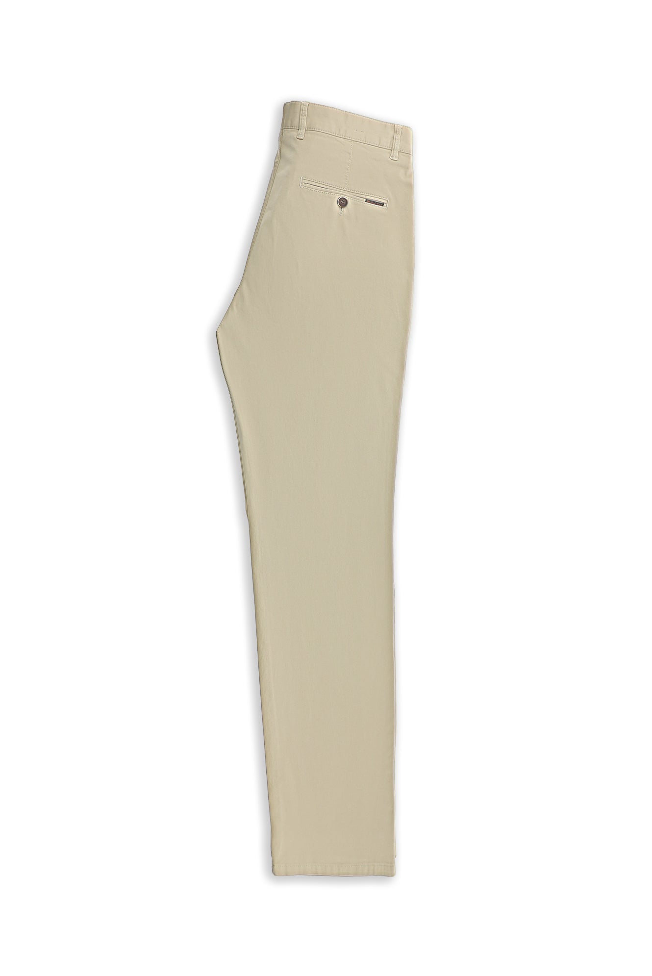 Orta Bej Regular Fit Likralı Kanvas / Chino Pantolon