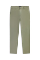 Orta Haki Regular Fit Likralı Kanvas / Chino Pantolon