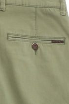 Orta Haki 6 Drop Regular Fit Standart Kesim Likral? Kanvas / Chino Pantolon-Abdullah Ki??l?