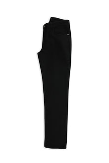Siyah Regular Fit Likralı Kanvas / Chino Pantolon