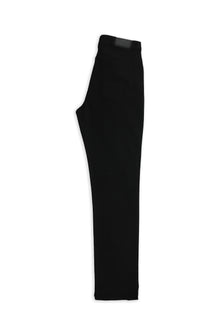 Siyah Regular Fit Likralı Kanvas / Chino Pantolon