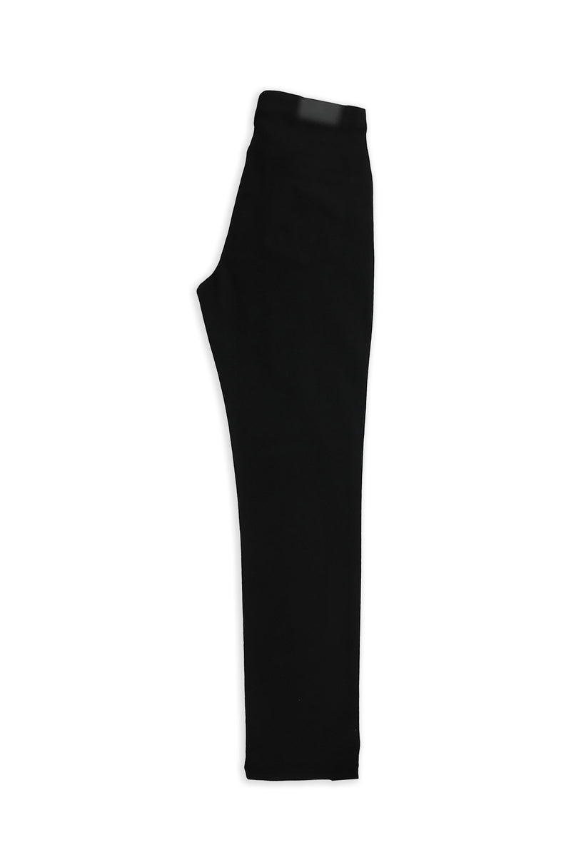 Siyah Regular Fit Likralı Kanvas / Chino Pantolon