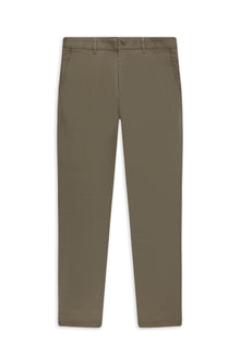 Koyu Vizon Regular Fit Desenli Lyocell Karışımlı Kanvas / Chino Pantolon