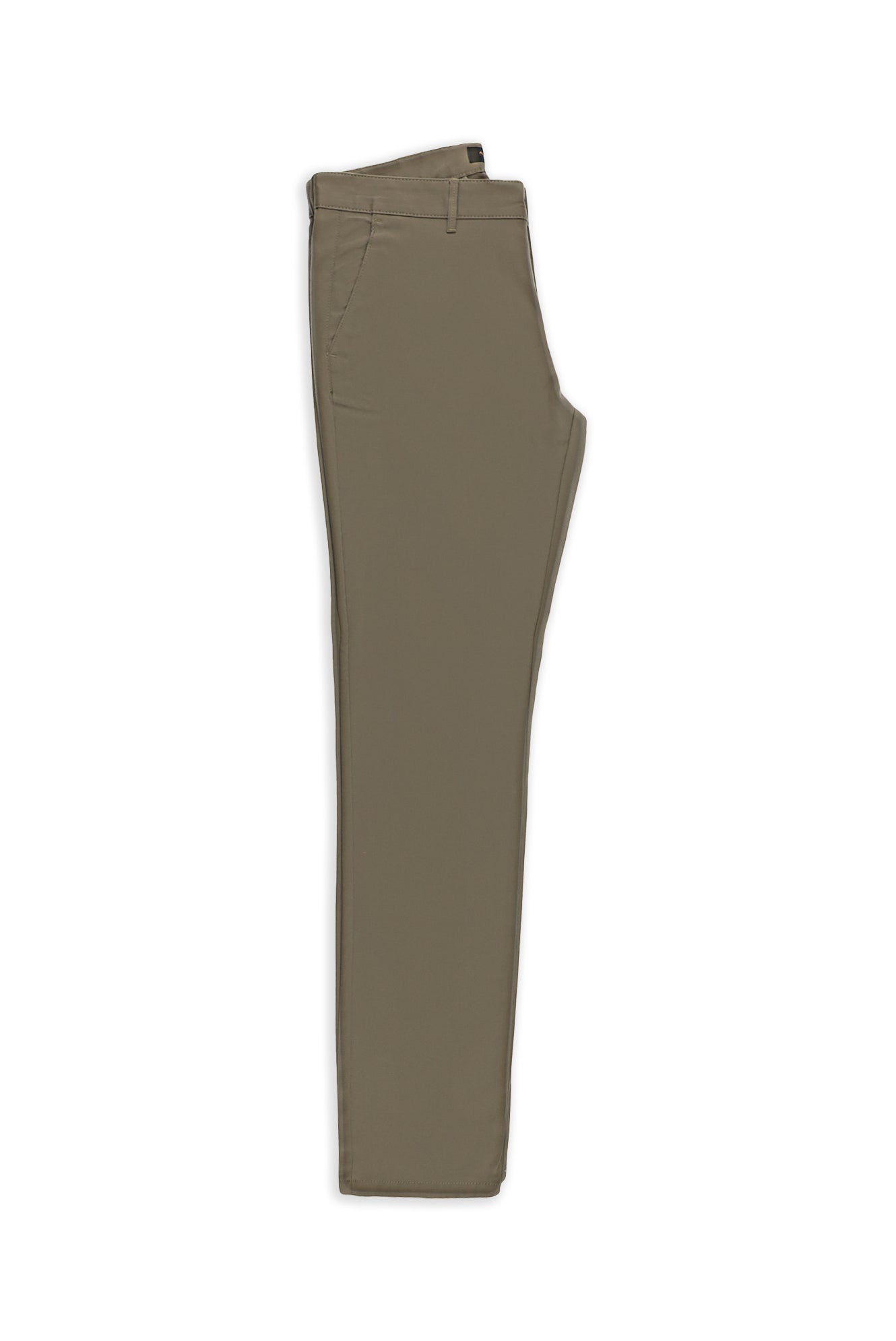 Koyu Vizon Regular Fit Desenli Lyocell Karışımlı Kanvas / Chino Pantolon