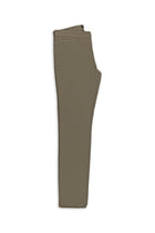 Koyu Vizon Regular Fit Desenli Lyocell Karışımlı Kanvas / Chino Pantolon