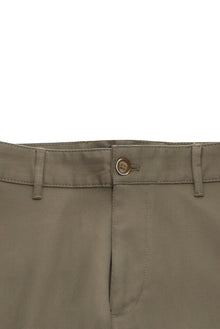 Koyu Vizon Regular Fit Desenli Lyocell Karışımlı Kanvas / Chino Pantolon