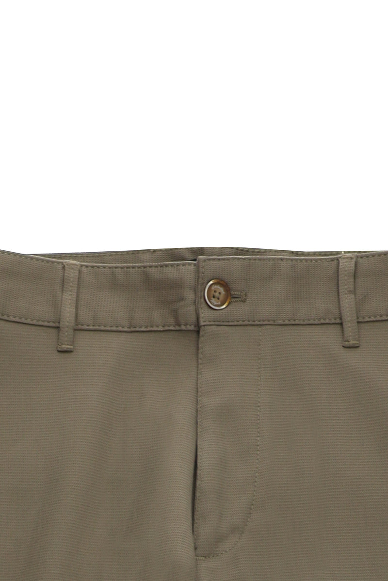 Koyu Vizon 6 Drop Regular Fit Standart Kesim Desenli Lyocell Kar???ml? Kanvas / Chino Pantolon-Abdullah Ki??l?