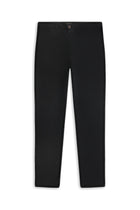 Siyah Relax Fit Rahat Kesim Likralı Kanvas / Chino Pantolon